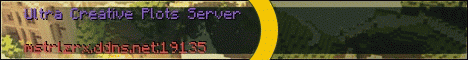 Banner for Ultra Creative Plots Server Minecraft server