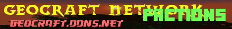 Banner for Geocraft Network Minecraft server