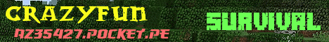 Banner for Crazyfun Minecraft server