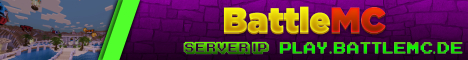 Banner for BattleMC - A minigames Network Minecraft server