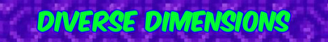 Banner for Diverse Dimensions Minecraft server