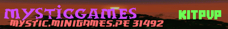 Banner for MysticGames Minecraft server