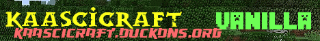 Banner for Kaascicraft pocket edition Minecraft server