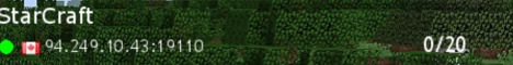 Banner for StarCraft Minecraft server