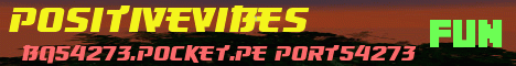 Banner for PositiveVibes Minecraft server
