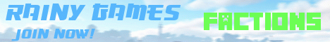 Banner for RainyGames Minecraft server