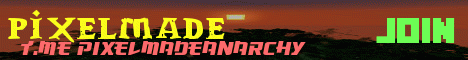 Banner for PixelMAde ( in development) Minecraft server
