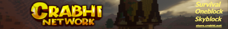 Banner for Crabhi Network Minecraft server