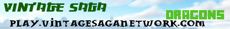 Banner for vintage saga Minecraft server