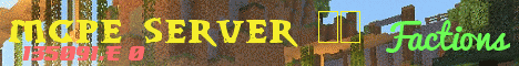 Banner for MCPE Server 54 Minecraft server