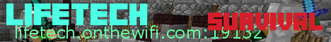 Banner for Lifetech Minecraft server