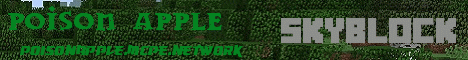 Banner for Poison Apple Minecraft server