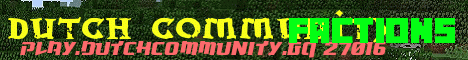 Banner for Dutch Community Minecraft server