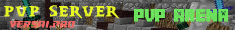 Banner for pvp server Minecraft server