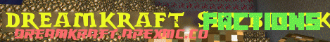 Banner for DreamKraft Skyblock Minecraft Server Minecraft server