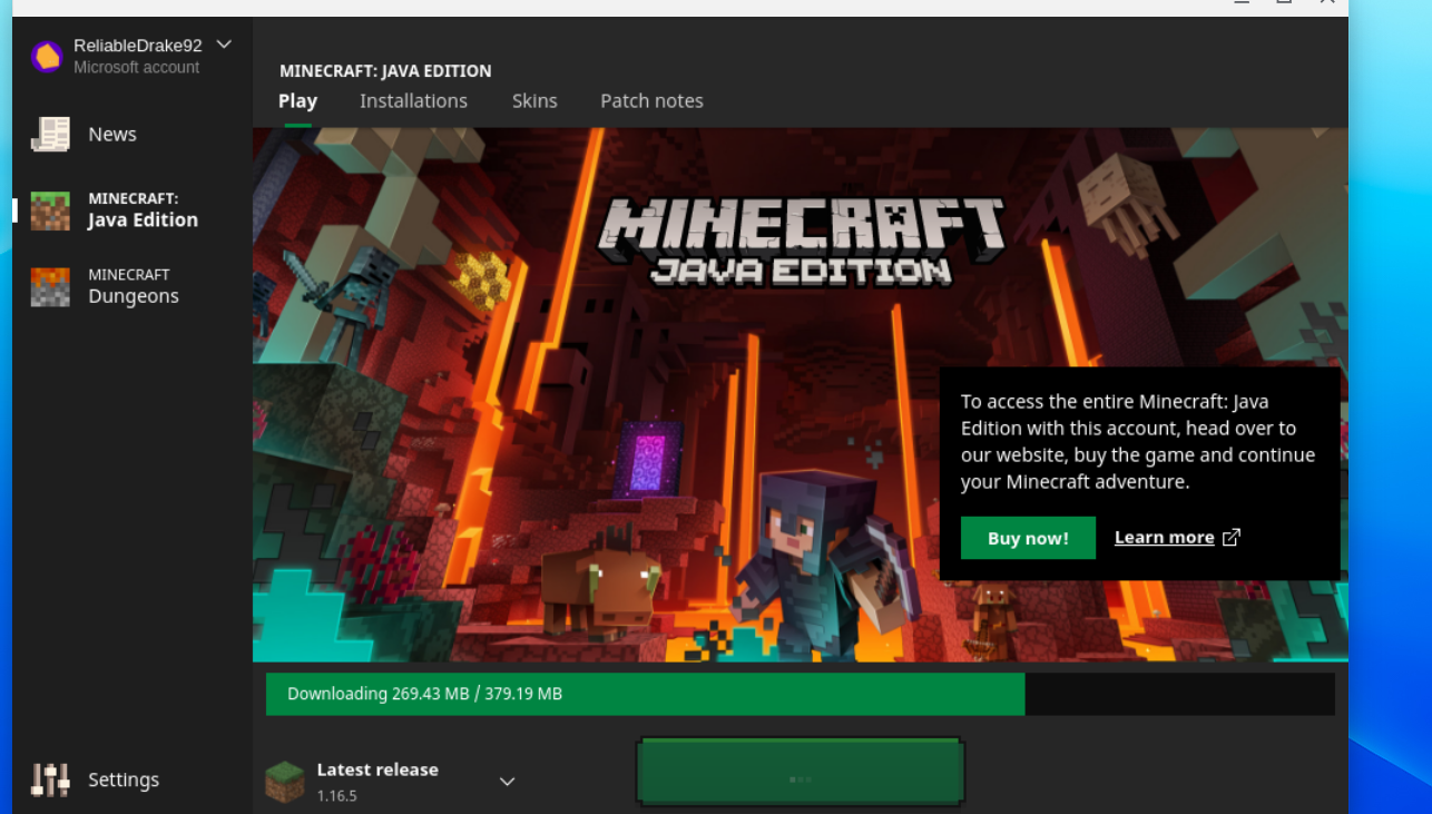Banner for hypixel Minecraft server