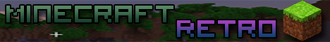 Banner for Minecraft Retro - Bedrock Edition [PC/Console/Mobile] Minecraft server