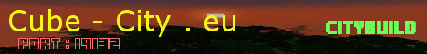 Banner for Cube.City.eu Minecraft server