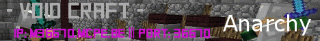 Banner for - Void Craft - Minecraft server