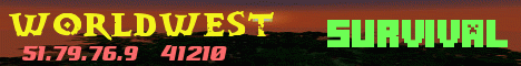 Banner for WorldWEST Minecraft server