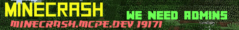 Banner for MineCrash Minecraft server