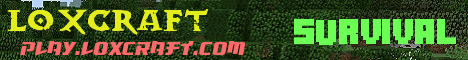 Banner for loxcraft Minecraft server