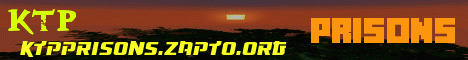 Banner for KTPPrisons [STAFF NEEDED] Minecraft server