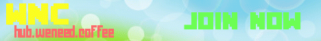 Banner for WeNeedCoffee Minecraft server