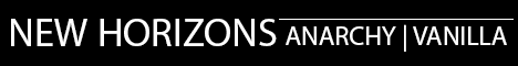 Banner for New Horizons Vanilla Anarchy server