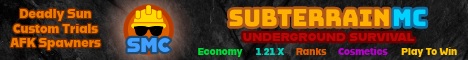 Banner for SubTerrain MC Minecraft server