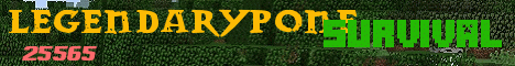 Banner for LegendaryPone Minecraft server