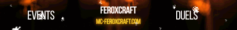 Banner for FeroxCraft Minecraft server