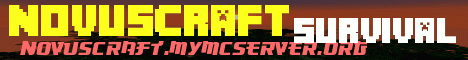 Banner for NovusCraft Minecraft server
