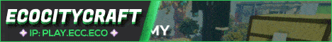 Banner for EcoCityCraft Economy Minecraft server