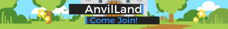Banner for AnvilLand  Minecraft server