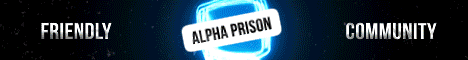 Banner for AlphaPrison Minecraft server