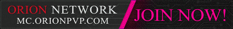 Banner for Orion Network Minecraft server