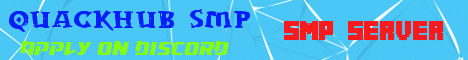 Banner for Quackhub SMP server