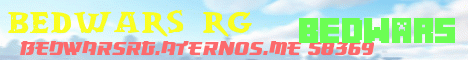 Banner for BedwarsRG.aternos.me Minecraft server