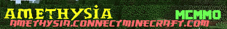 Banner for Amethysia Minecraft server