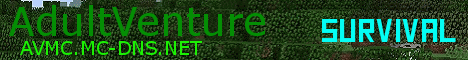 Banner for AdultVenture Minecraft server