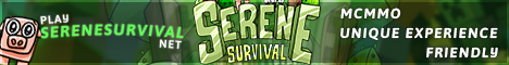 Banner for Serene Survival Minecraft server