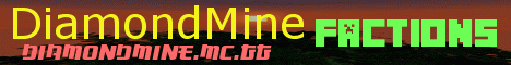 Banner for DiamondMine Minecraft server