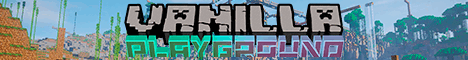 Banner for Vanilla Playground Minecraft server