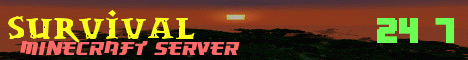 Banner for Classic Survival Minecraft server
