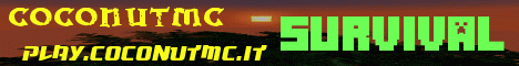 Banner for CoconutMC Minecraft server
