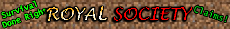 Banner for Royal Society Minecraft server