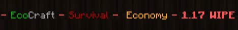 Banner for EcoCraft Minecraft server