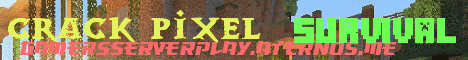 Banner for Cracked pixel Minecraft server
