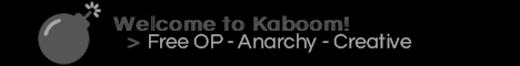 Banner for kaboom.pw Minecraft server